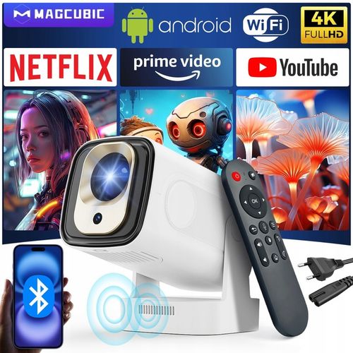 Projektor MAGCUBIC HY310 4K 1080P Android AF WiFi Bluetooth Głośnik NOWOŚĆ na Arena.pl