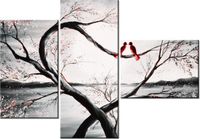 100CM 80 OBRAZ 3 ELEM W ŚWIETLE KSIĘŻYCA I ŚCIENNY