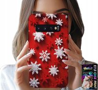 ETUI DO SAMSUNG GALAXY S10 - PŁATKI ŚNIEGU, ŚNIEG, GWIAZDKI, ŚWIĘTA