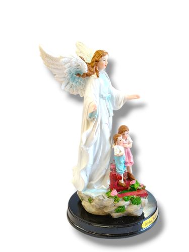Anioł Opiekuńczy 22 Cm Figura Polyresin Nad Dziećmi 510 G na Arena.pl