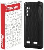 etui do hammer iron 4 - 5.45" silikonowe matowe z ochroną aparatu czarne