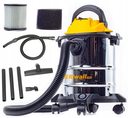Odkurzacz przemysłowy bezworkowy 2.0 RVS-01 sucho mokro do popiołu na Arena.pl