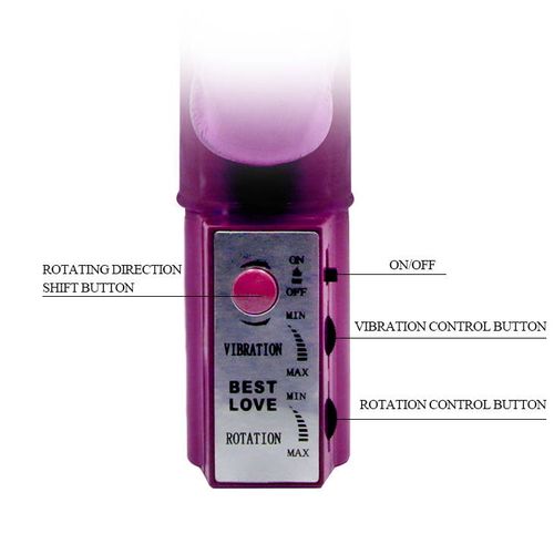 Wibrator Rotacyjny Ze Stymulatorami Łechtaczki - Christina na Arena.pl