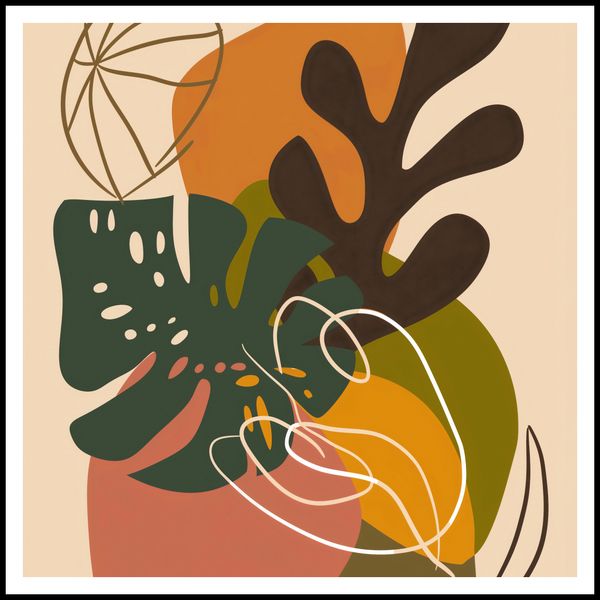 Plakat 100x100cm Leśna Kompozycja zdjęcie 3