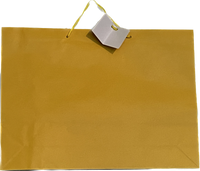 Torebka Prezentowa Jednokolorowa Żółta