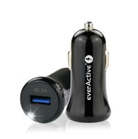 MOCNA ŁADOWARKA SAMOCHODOWA EVERACTIVE QUICK CHARGE 18W USB-A 12V 24V