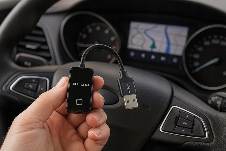 ADAPTER BEZPRZEWODOWY CARPLAY ANDROID AUTO WIFI BLUETOOTH + ADAPTER zdjęcie 10