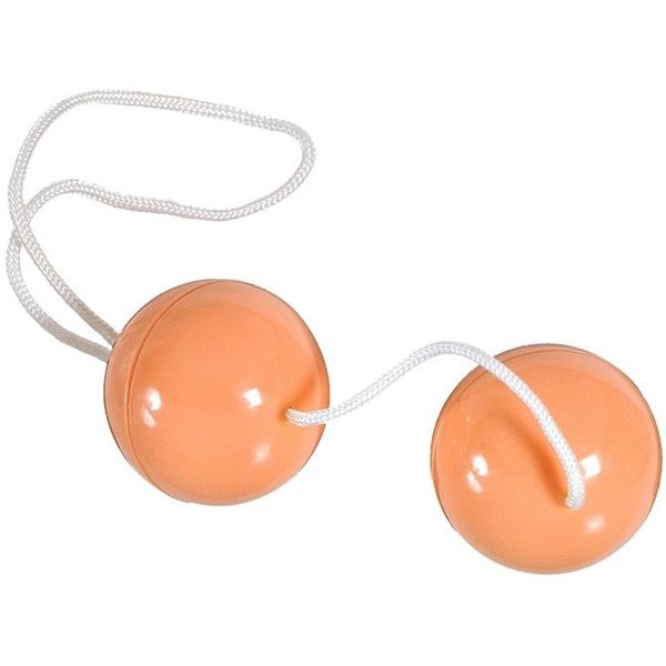 Cieliste Lateksowe Kule Gejszy Na Sznureczku - Supersoft Orgasmus Balls zdjęcie 2