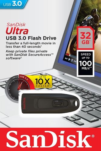 SanDisk ULTRA USB 3.0 FLASH DRIVE 32GB na Arena.pl