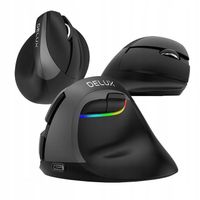 Myszka Bezprzewodowa Pionowa Delux M618mini Ergonomiczna Mysz Bt 2.4g