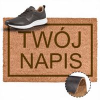 Personalizowana kokosowa wycieraczka z twoim napisem 40x60cm