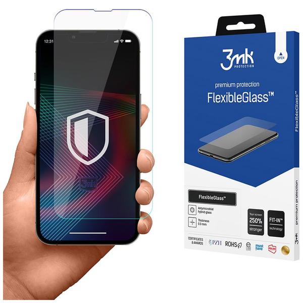 apple iphone 14/14 pro - 3mk flexibleglass zdjęcie 3