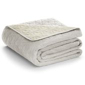 Narzuta na łóżko LAILA styl glamour 200x220 j. beżowa AmeliaHome