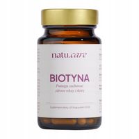 Biotyna na włosy inulina witamina B7 2500µg 60 kapsułek Natu.Care