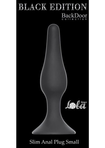 Plug-Slim Anal Plug Small Black zdjęcie 1