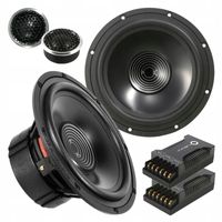 Głośniki AudioCircle 165mm 150W samochodowe 2 drożne ZWROTNICE tweetery