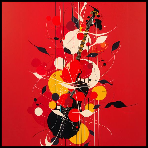 Plakat 80x80cm Melodyjna Barwa zdjęcie 2