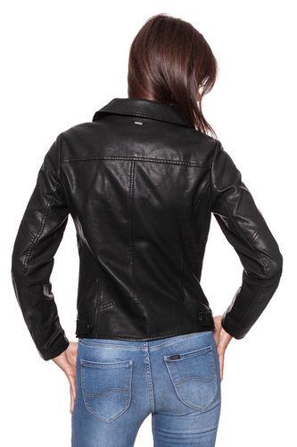WRANGLER LEATHER JACKET BLACK W4100Z801 S na Arena.pl