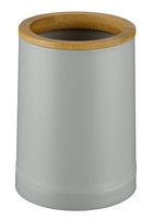 Kubek łazienkowy ESPINO szary bambus tworzywo