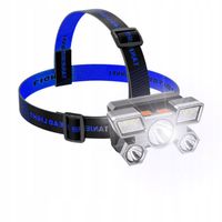 LATARKA CZOŁOWA CZOŁÓWKA 5 x LED LAMPKA NA GŁOWĘ MOCNA XPE USB AKUMULATOR