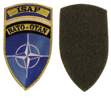 Naszywka na rzep, "ISAF"  NATO-OTAN, nowa.