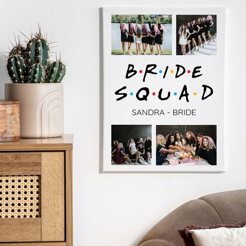 Obraz na płótnie 30x40 dowolne zdjęcie z NADRUKIEM PREZENT dla PANNY MŁODEJ na Arena.pl