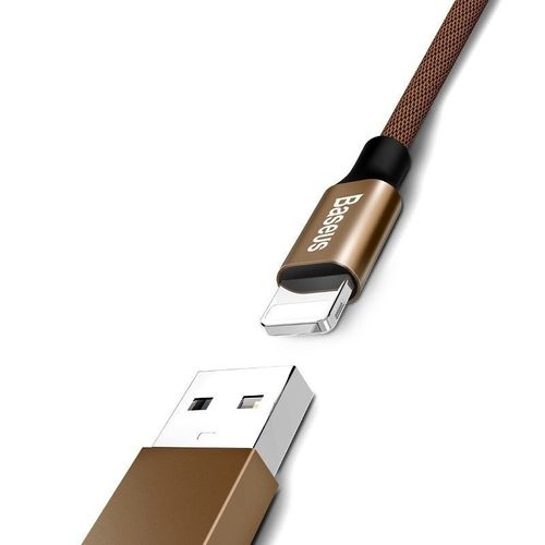 Kabel Baseus Yiven Lightning 120cm 2A - brązowy na Arena.pl
