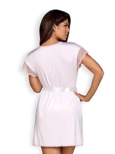 Bielizna-Girlly Peniuar Biały  S/M na Arena.pl