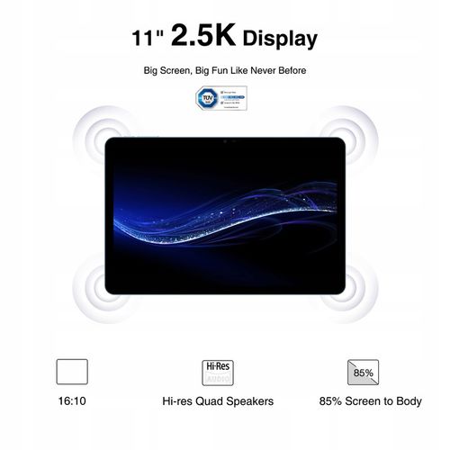 Tablet DOOGEE T30Pro 8GB / 256GB 11"IPS FHD 2K+8580mAh 20MP WIFI Android 13 na Arena.pl