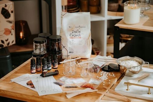 Zestaw do robienia wyrobu świec sojowych DUŻY idealny na PREZENT na Arena.pl