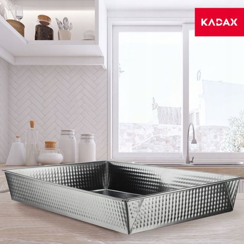 BLACHA FORMA DO PIECZENIA OCYNOWANA 40x25x6cm na Arena.pl