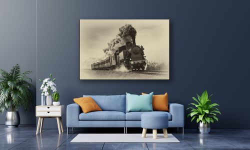 OBRAZ NA PŁÓTNIE 131 Pociąg 100x70cm na Arena.pl