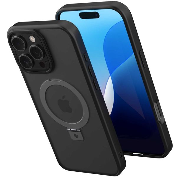 Spacecase Ring Pro Mag Iphone 16 Pro Max Black zdjęcie 7
