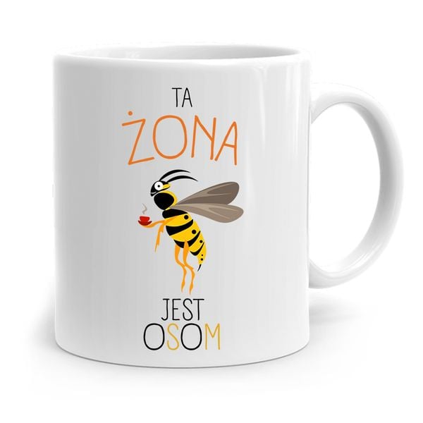 Kubek Prezent Dla Dziewczyny Ta Żona Jest Osom Z Nadrukiem Ze Zdjęciem zdjęcie 1