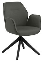 Krzesło obrotowe Aura dark grey /black tapicerowane