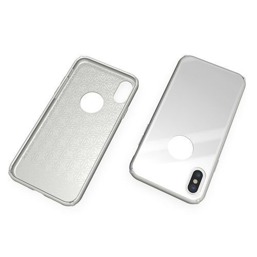 TEMPERED GLASS CASE IPHONE X BIAŁY na Arena.pl
