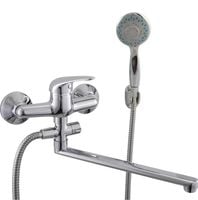 BATERIA ŚCIENNA WANNOWA MOSIĘŻNA DŁUGA WYLEWKA 1-6