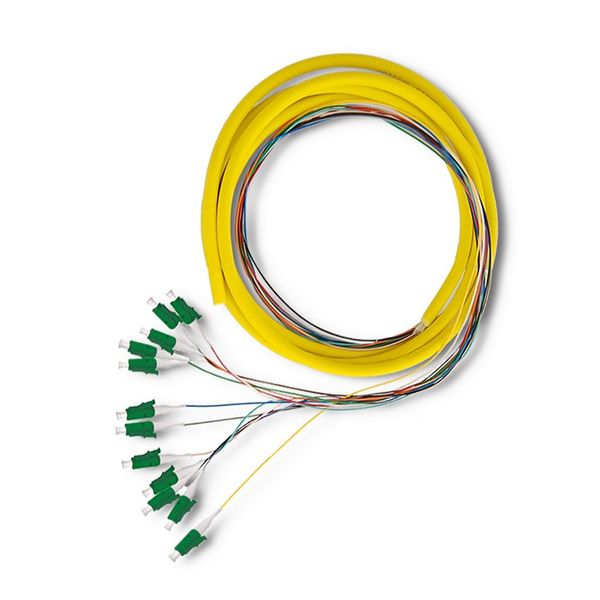 Qoltec 12 x Pigtail światłowodowy LC/APC | Singlemode | G652D | 2m zdjęcie 3