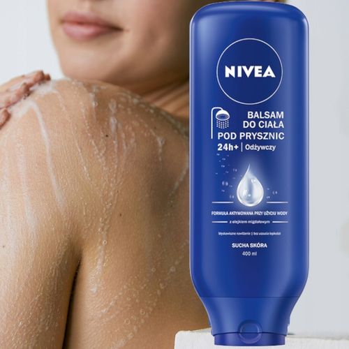 NIVEA Balsam do ciała pod prysznic - nawilżający odżywczy 400ml x 2 na Arena.pl