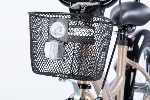 rower rowerek dla dziewczynki TOMABIKE 14 cali M koszyk torpedo rączka 2025 na Arena.pl