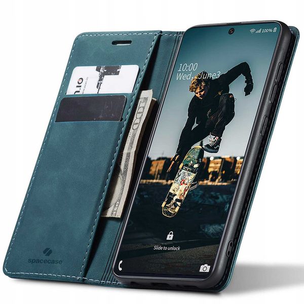 Spacecase Wallet Galaxy A71 Blue zdjęcie 1