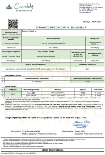 Susz Konopny V1 CBD PREMIUM 5g na Arena.pl
