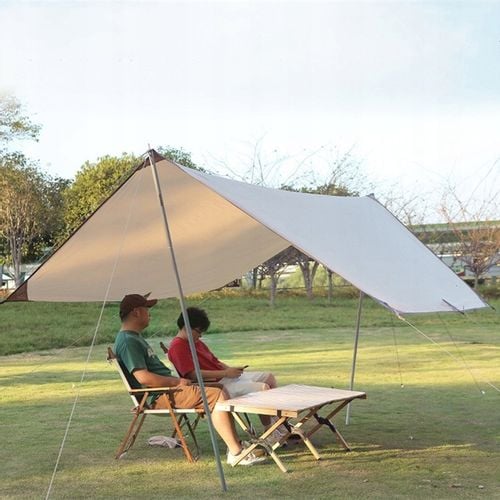 plandeka przeciwdeszczowa tarp deszcz mucha płótno namiotowe 3x3m na Arena.pl