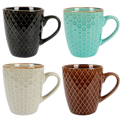 Kubki ceramiczne 250 ml 4 szt. na Arena.pl