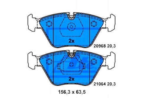 KLOCKI HAM PRZOD BMW 5 E34 88-97 ATE na Arena.pl