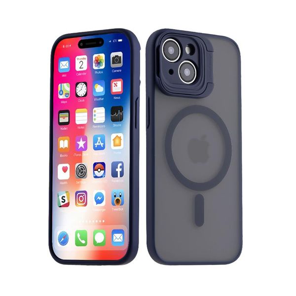 MX KICKSTAND MAGSAFE IPHONE 14 PRO 6.1 BLUE / NIEBIESKI zdjęcie 1