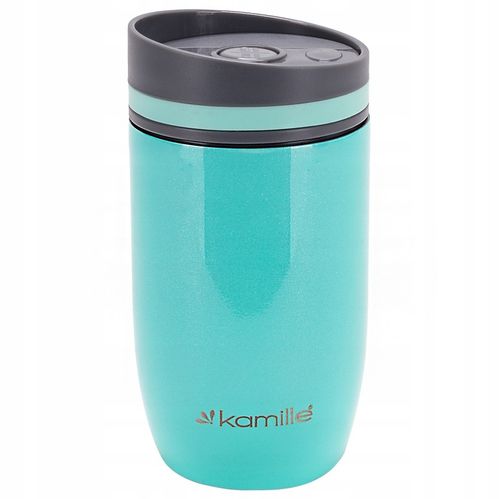 KUBEK TERMICZNY stalowy TERMOS do kawy herbaty szkoły pracy 300 ml KAMILLE na Arena.pl