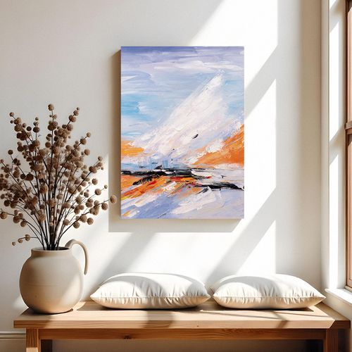 Obraz na płótnie abstrakcja pastelowa 50x70 cm na Arena.pl
