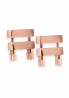 ns novelties nipple clamps v1 regulowane, silikonowe końcowki, metal