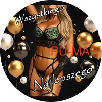 Opłatek na tort Urodziny Kobieta Sexy Kawalerski Drink Whisky 18 30 40 50